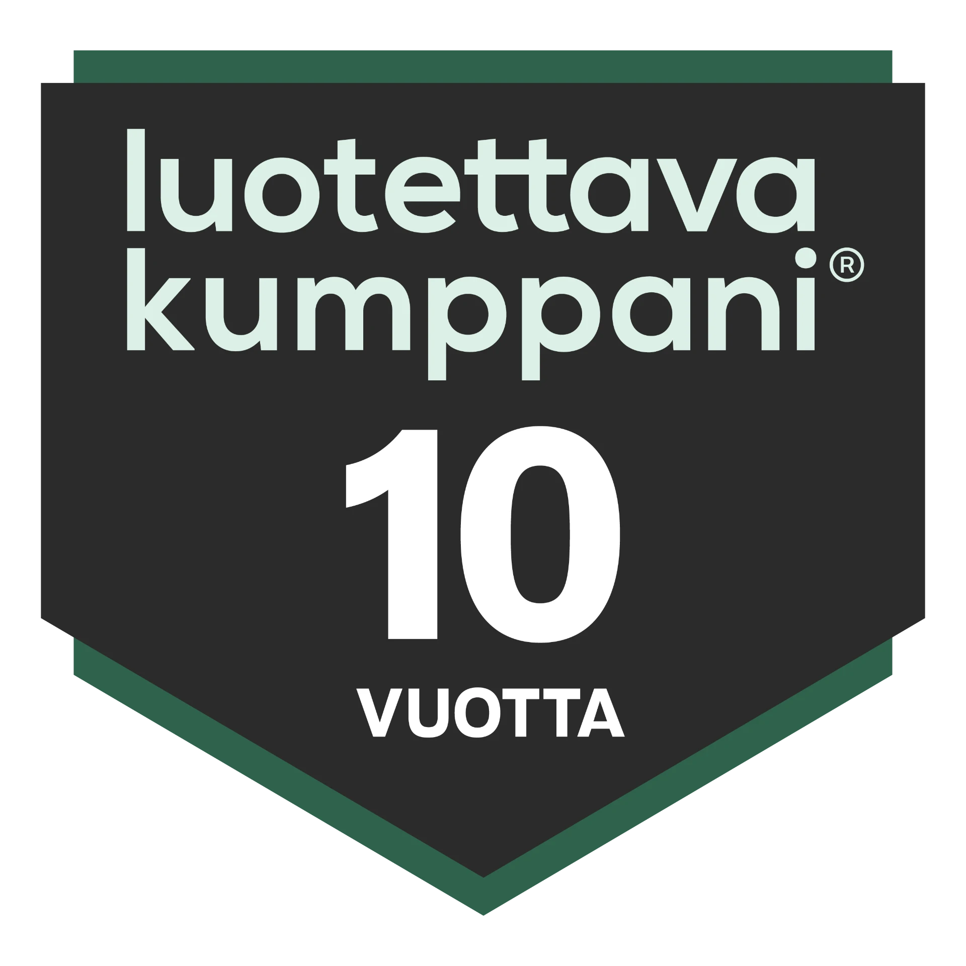 Luotettava Kumppani 10 vuotta